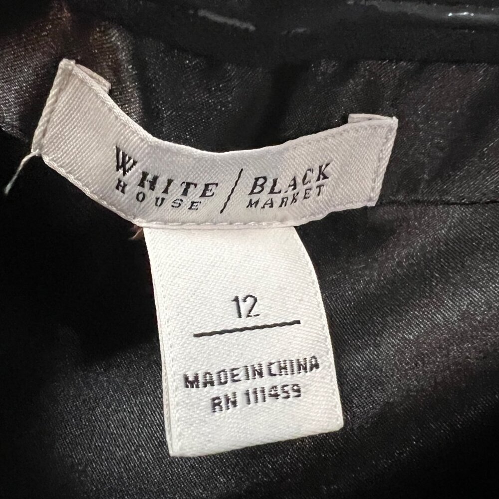White House/Black Market Womens Size 12 100% Polyester Strapless Cocktail Dress. - Picture 4 of 4